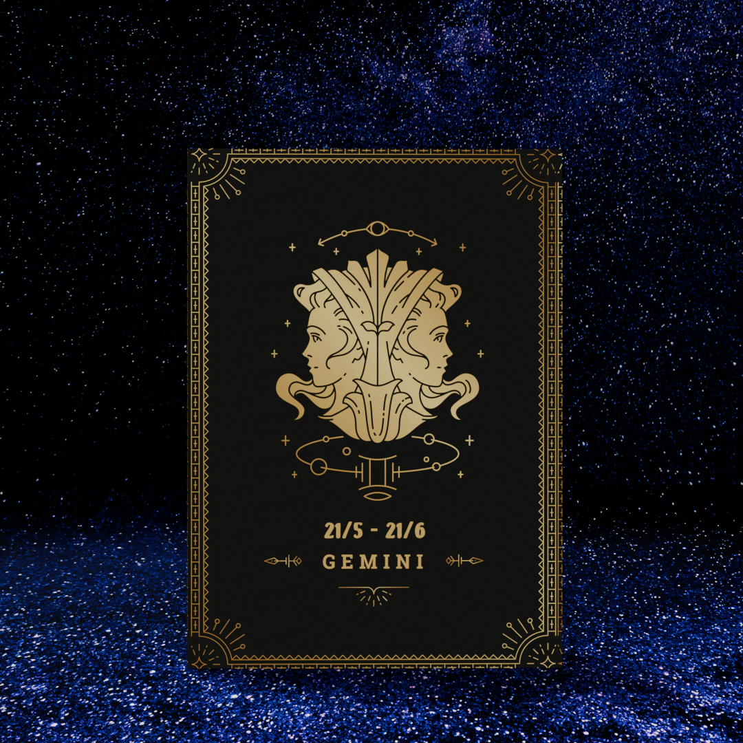 Custom Photo Zodiac Pop-Up Card - Personalized 3D Astrology Birthday Card