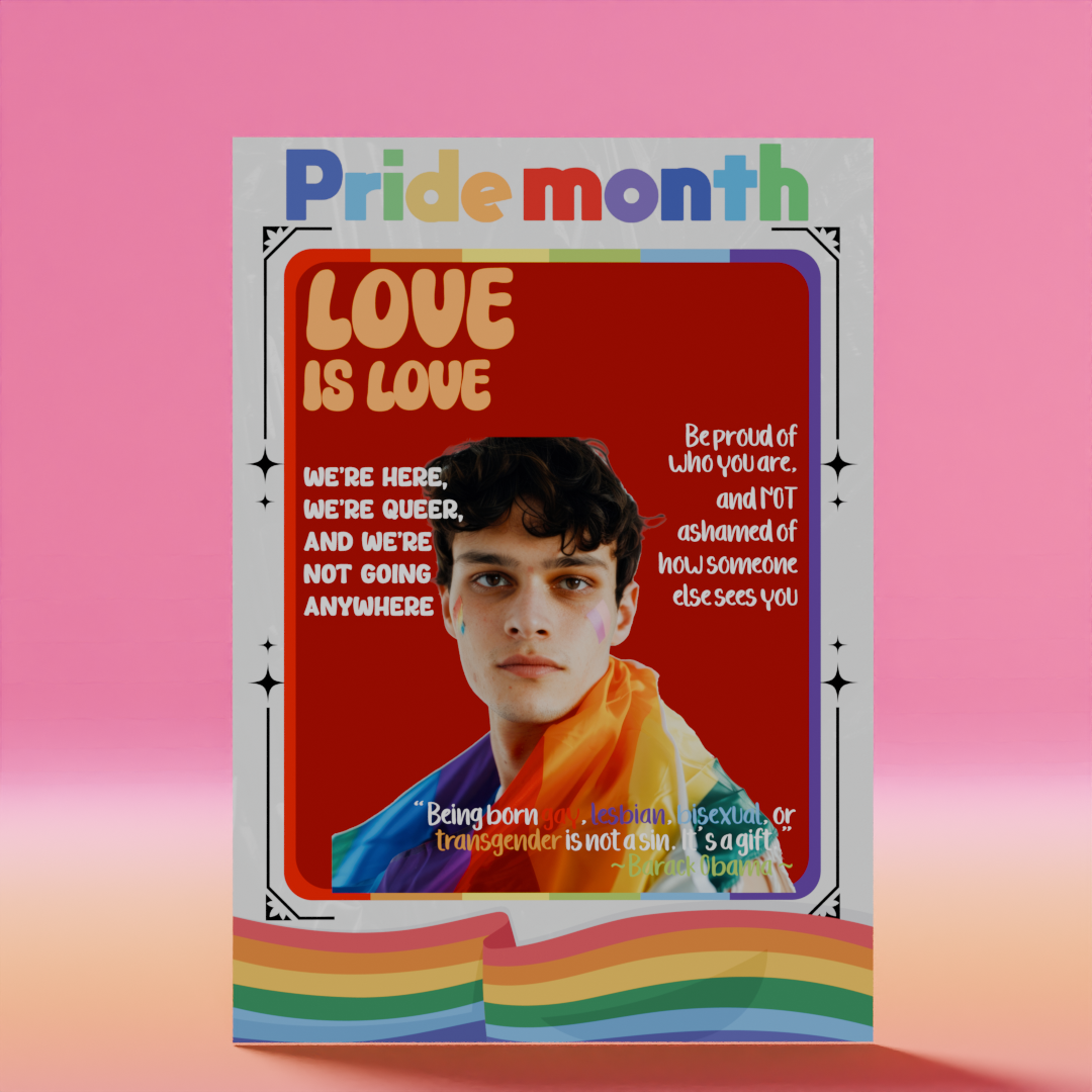 Pride Month Pop-Up Card Personalized LGBTQ+ Gift