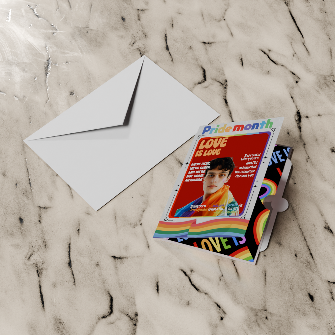 Pride Month Pop-Up Card Personalized LGBTQ+ Gift