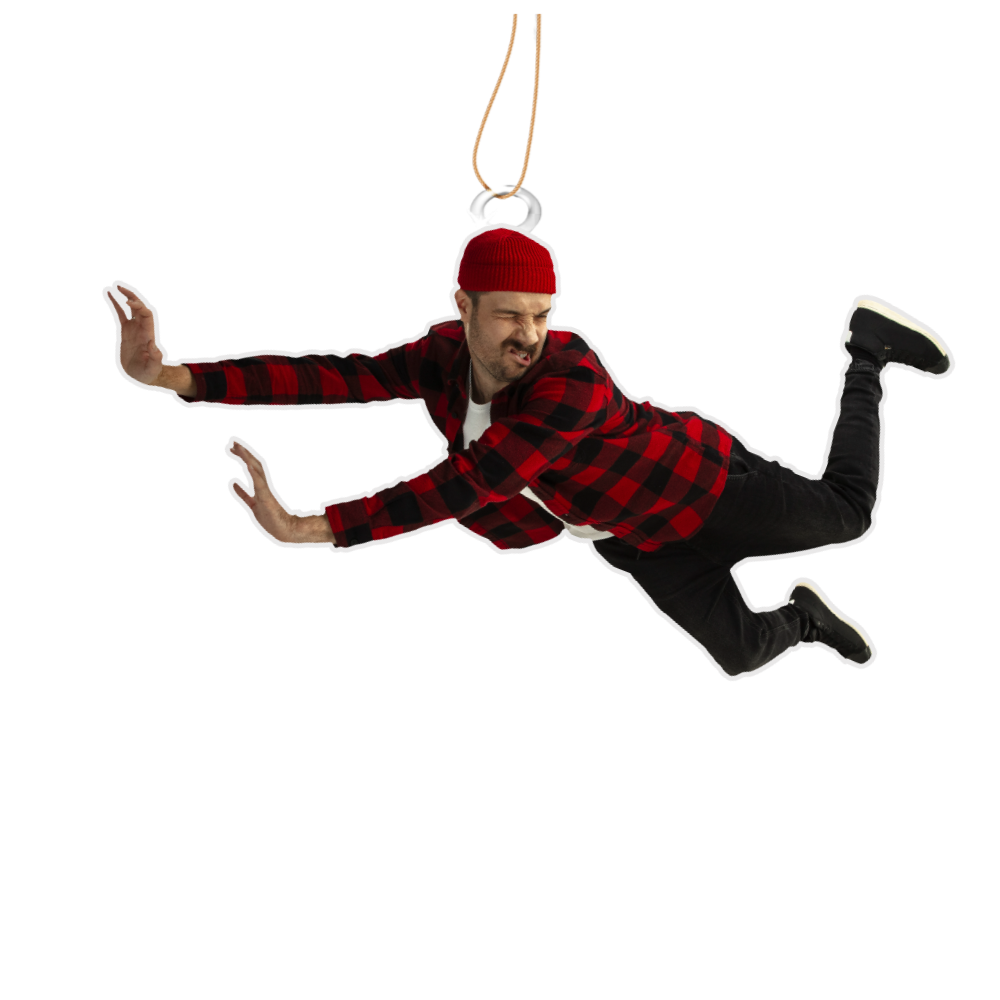 Custom Funny Photo Car Ornament - Personalized Face Hanging Decoration