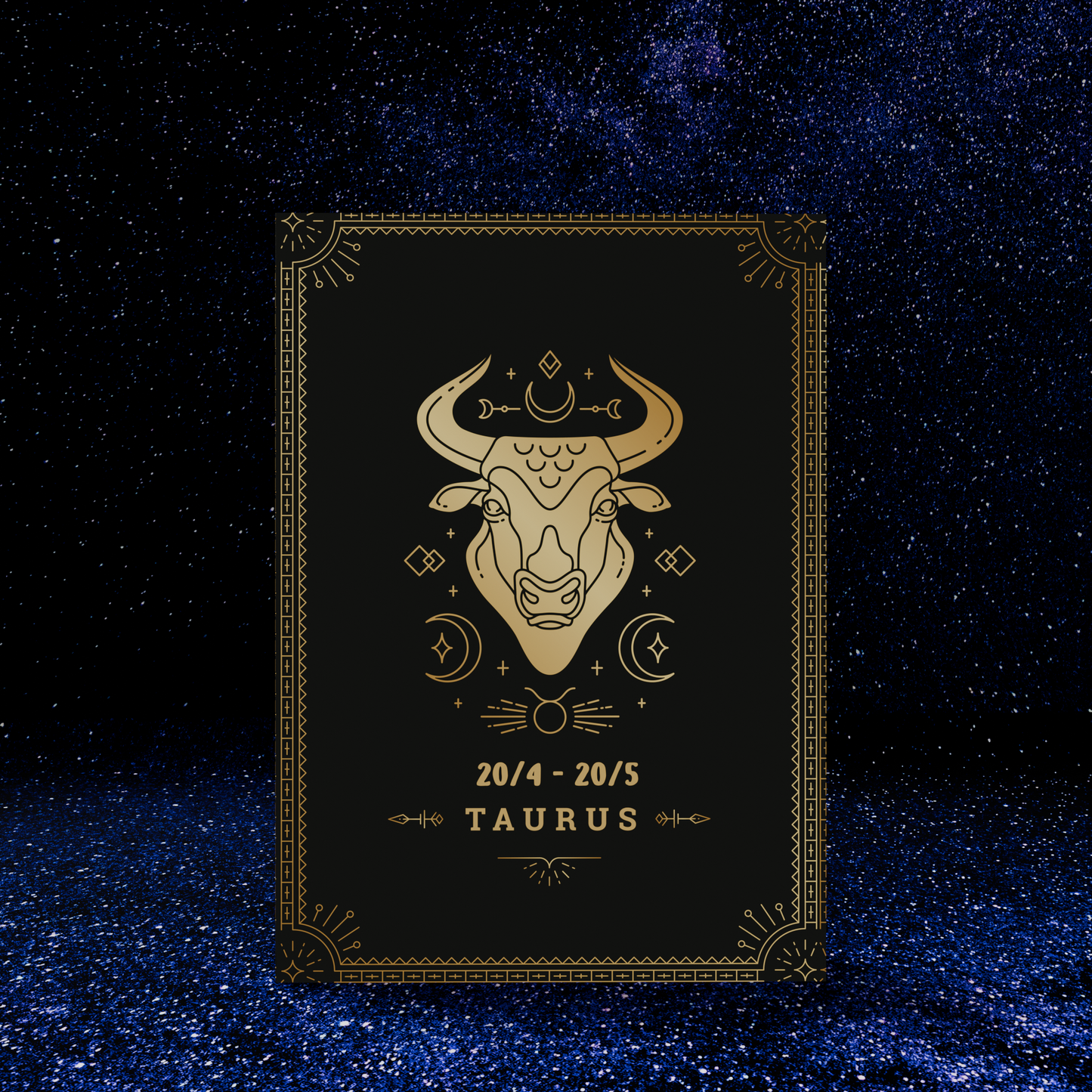 Custom Photo Zodiac Pop-Up Card - Personalized 3D Astrology Birthday Card