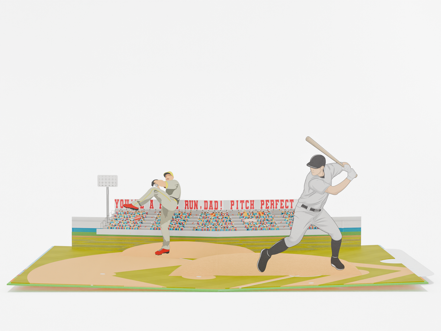 Baseball Birthday Pop-Up Card – Custom Team Jersey Option