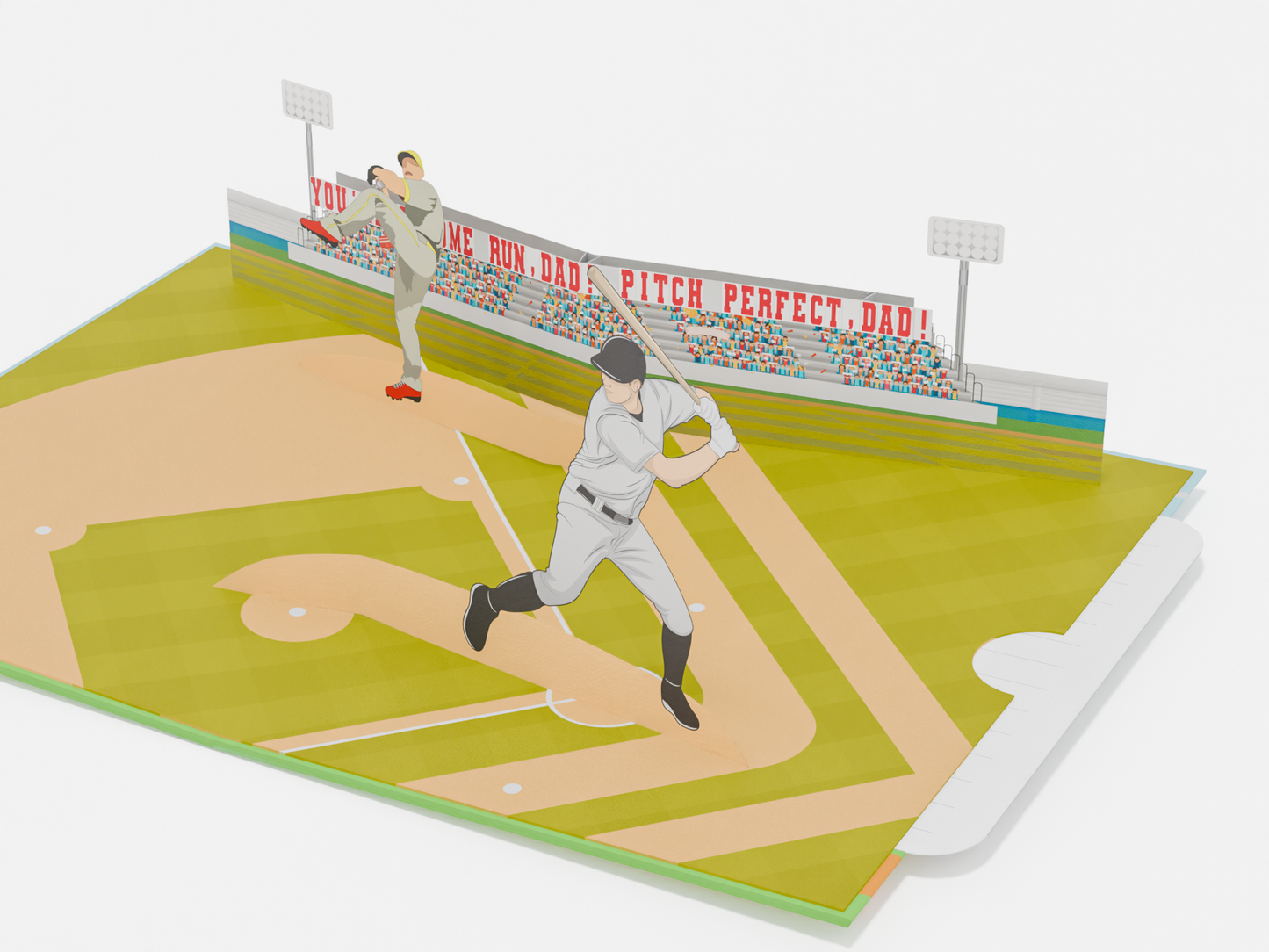 Baseball Birthday Pop-Up Card – Custom Team Jersey Option