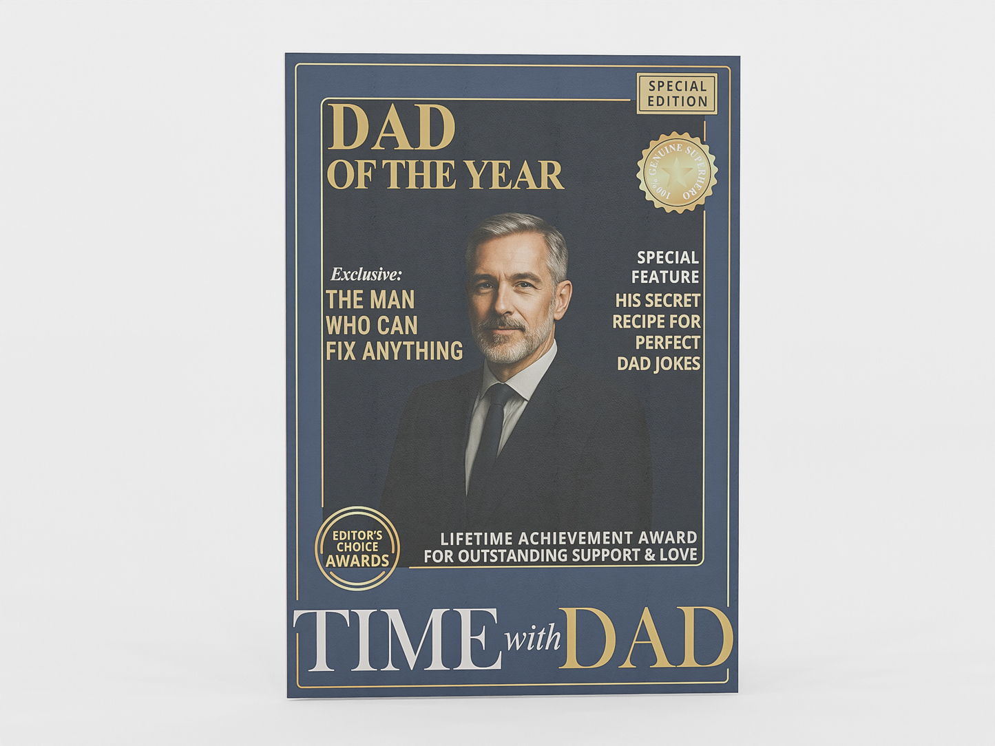Pop-Up Birthday Card – TIME Magazine Style