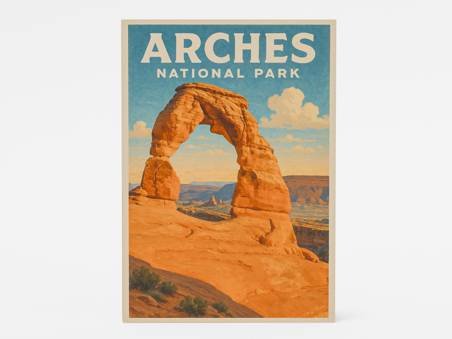 Arches National Park 3D Pop-Up Card - Delicate Arch Greeting Card