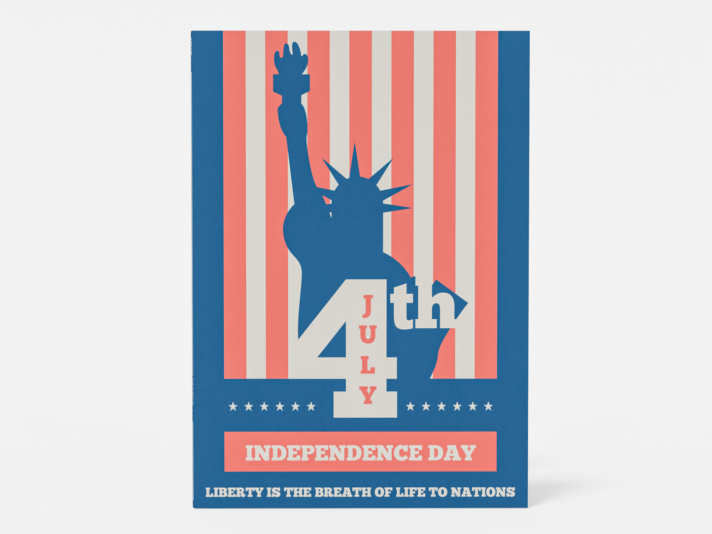 Statue of Liberty Independence Day Card