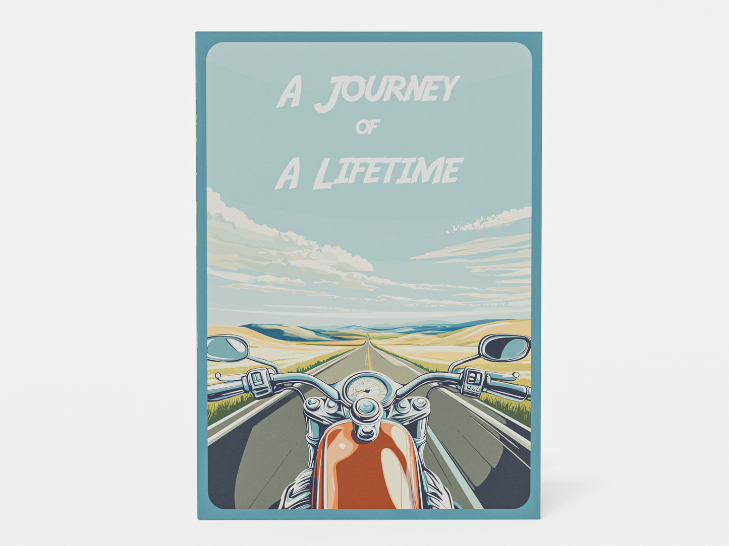 A Journey of a Lifetime Pop-Up Card – 3D Motorcycle Greeting for Men