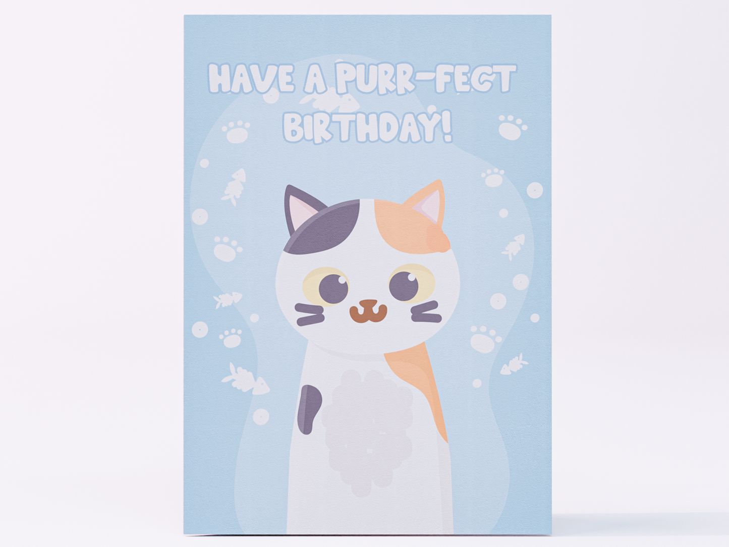 Have a Purr-fect Birthday Pop-Up Card – 3D Cat and Gift Scene