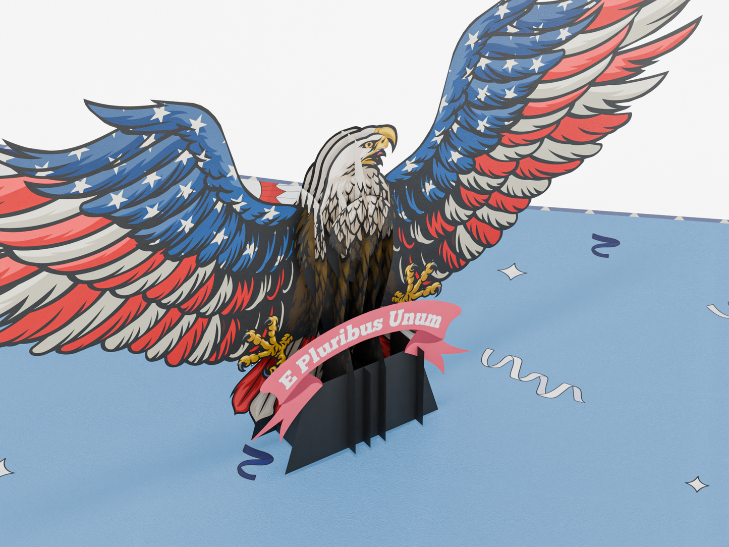 American Eagle Independence Day Card