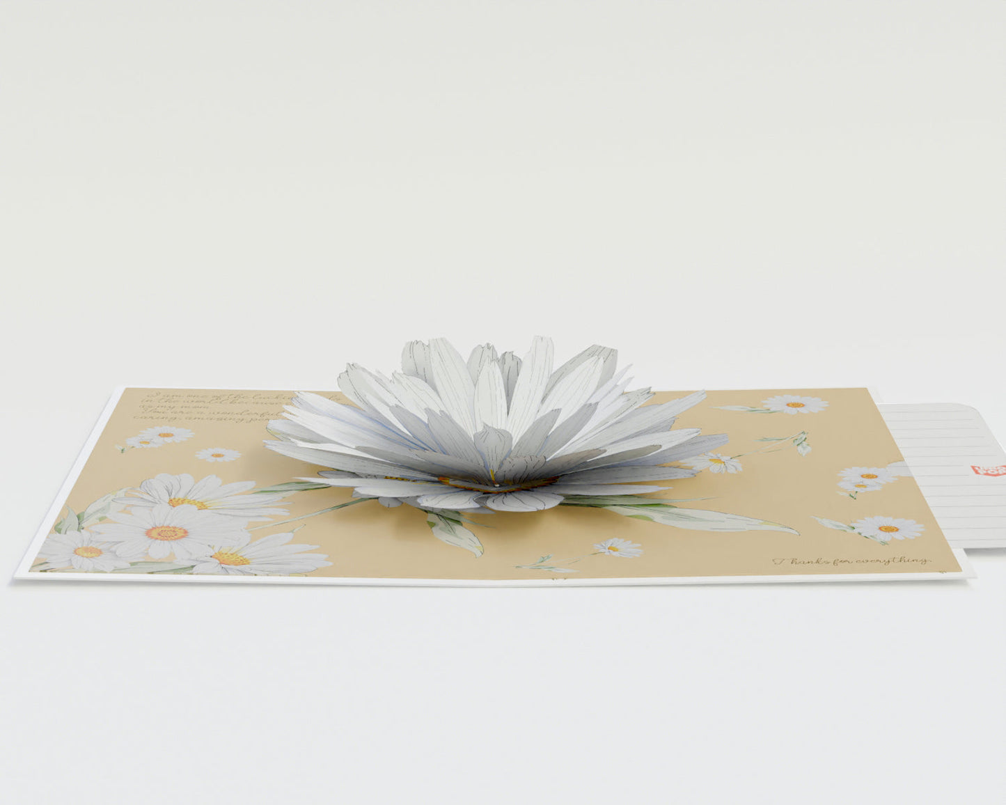 Daisy Flower Bloom Pop-Up Card