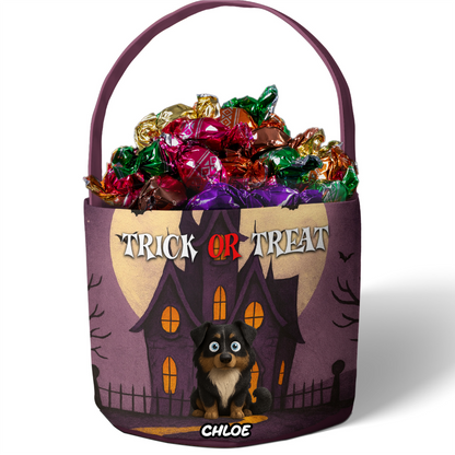 Personalized Halloween Trick or Treat Basket