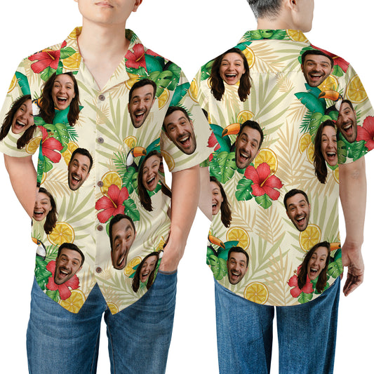 Toucan & Hibiscus Hawaiian Shirt