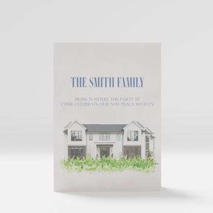 Personalized Housewarming Pop-Up Card with Custom Home Photo
