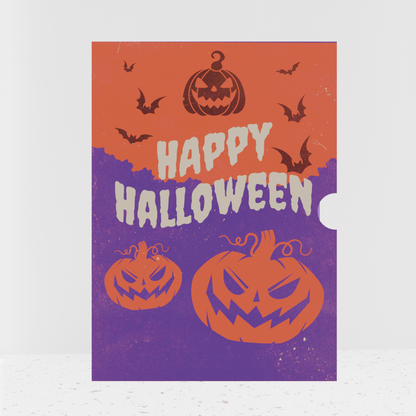 Jack-O'-Lantern 3D Pop-Up Halloween Card – Pumpkin & Haunted Trees