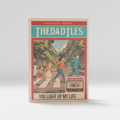 The Dad Ties Pop-Up Card: Light Up Your Life