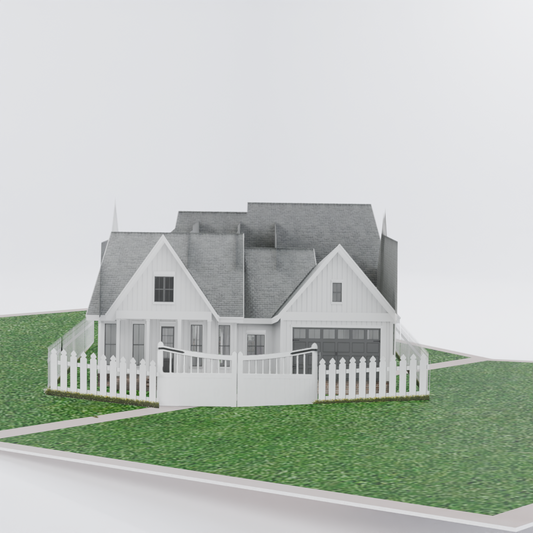 Personalized Housewarming Gift - Custom Home 3D Pop-Up Card