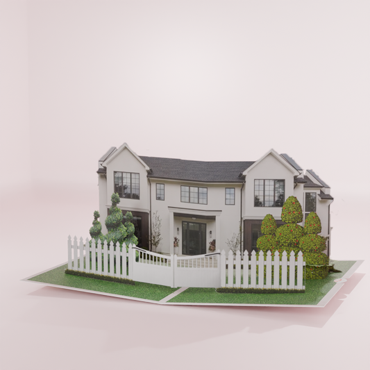 Personalized Housewarming Pop-Up Card with Custom Home Photo