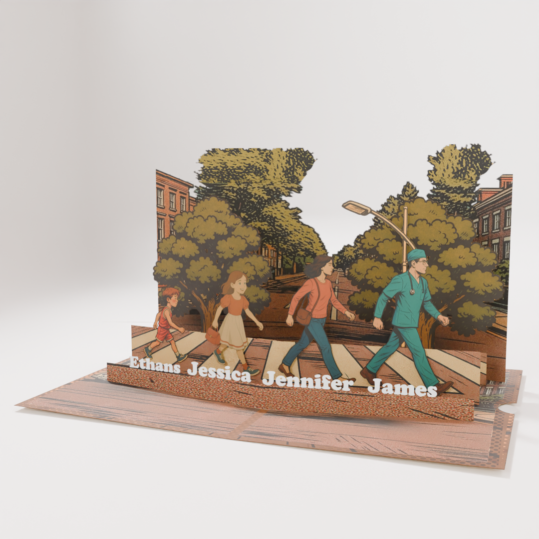 The Dad Ties Pop-Up Card: Light Up Your Life