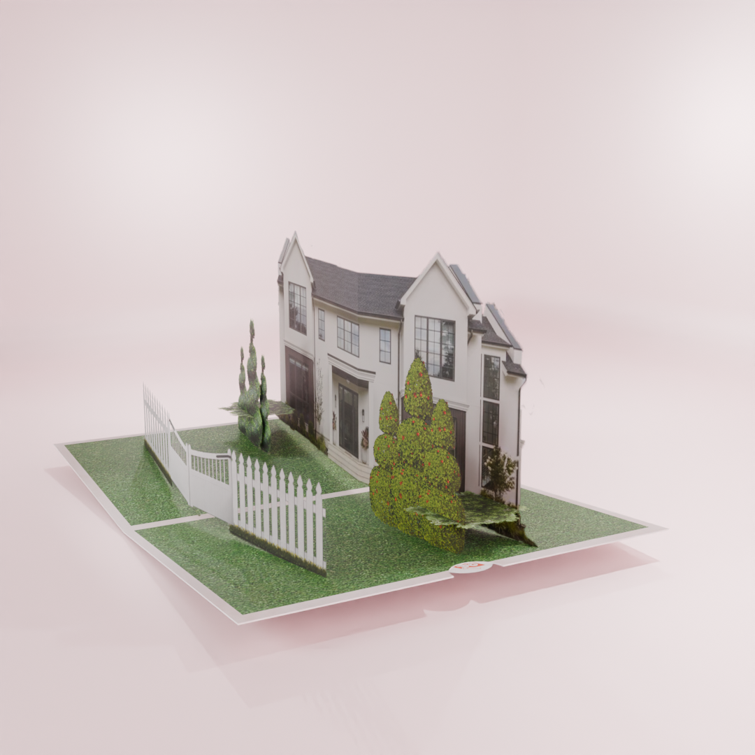 Personalized Housewarming Pop-Up Card with Custom Home Photo