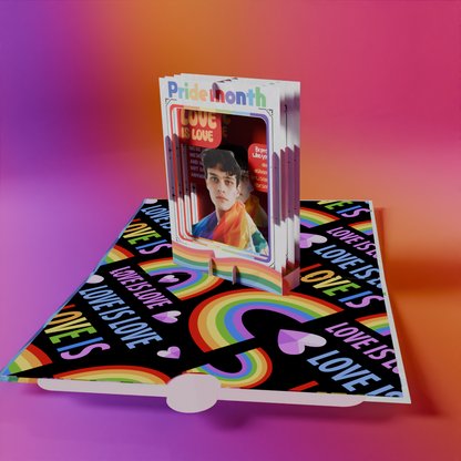 Pride Month Pop-Up Card Personalized LGBTQ+ Gift