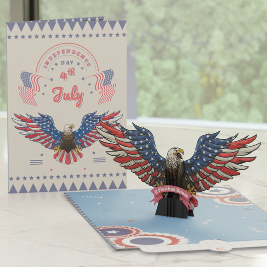 American Eagle Independence Day Card
