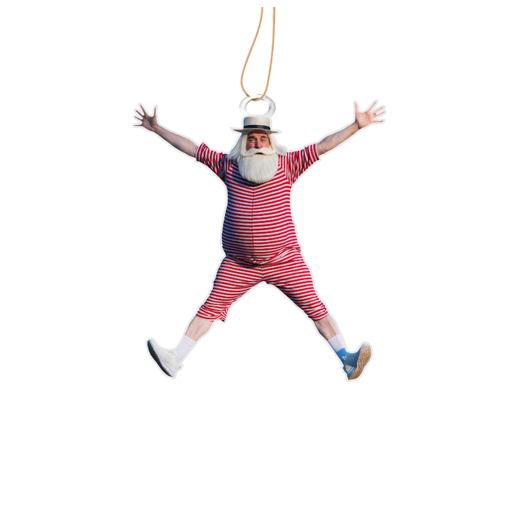 Custom Funny Photo Car Ornament - Personalized Face Hanging Decoration