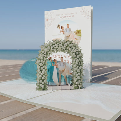 Personalized 3D Wedding Invitation Card
