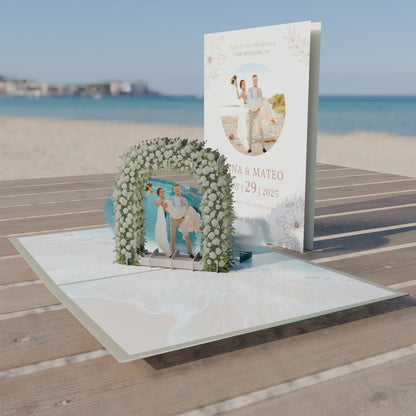 Personalized 3D Wedding Invitation Card