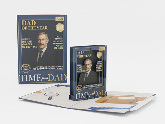 Pop-Up Birthday Card – TIME Magazine Style
