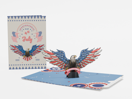 American Eagle Independence Day Card