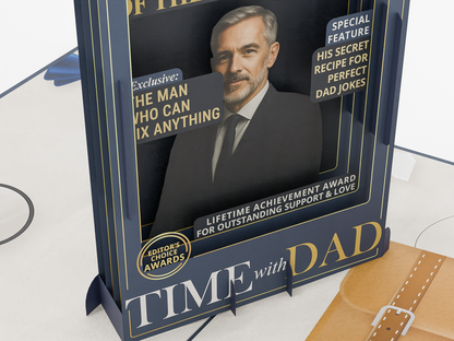 Pop-Up Birthday Card – TIME Magazine Style