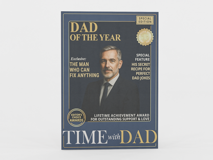 Pop-Up Birthday Card – TIME Magazine Style